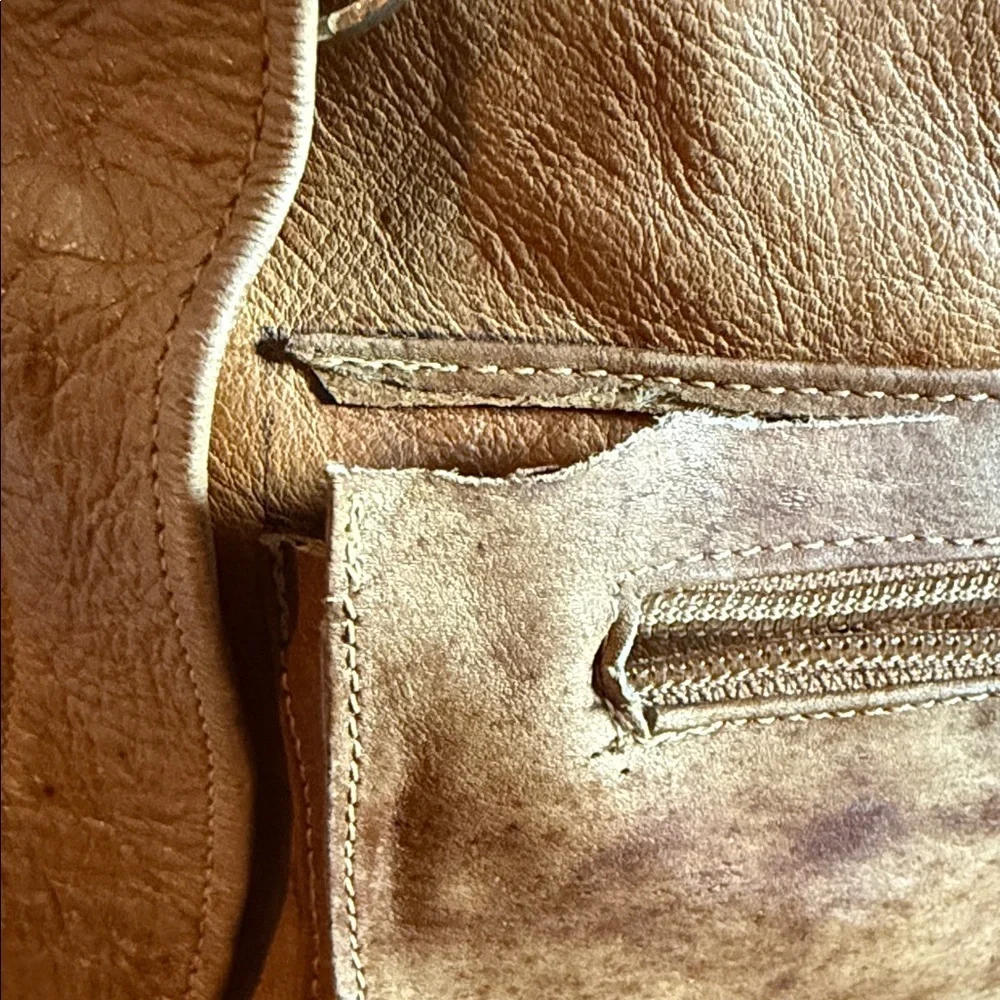 Vtg L.L. Bean 70s/80s Full Leather Continental Rucksack Backpack | Farfalla